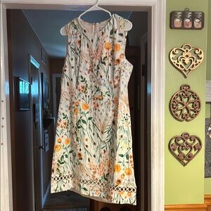 Calvin Klein White Floral Mini Dress